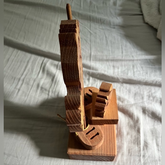 1981 DON MARS ORIGINAL Hand Made WOOD FIGURINE The Vet Tech - Picture 7 of 8